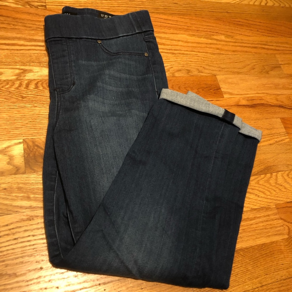 No button jeans